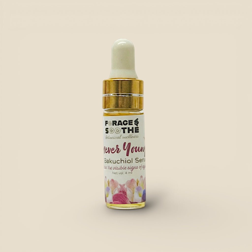 1% Bakuchiol Serum: Gentle Retinol Alternative for Everyday Use - Forage & Soothe