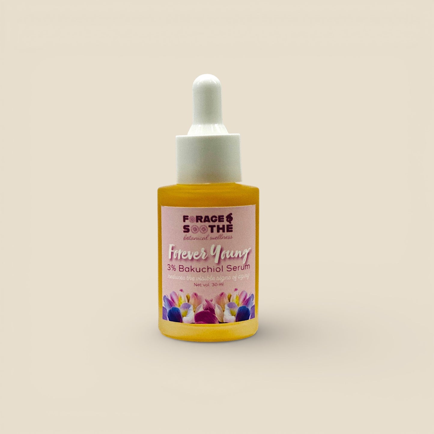 3% Bakuchiol Serum - Retinol Alternative for Sensitive Skin - Forage & Soothe