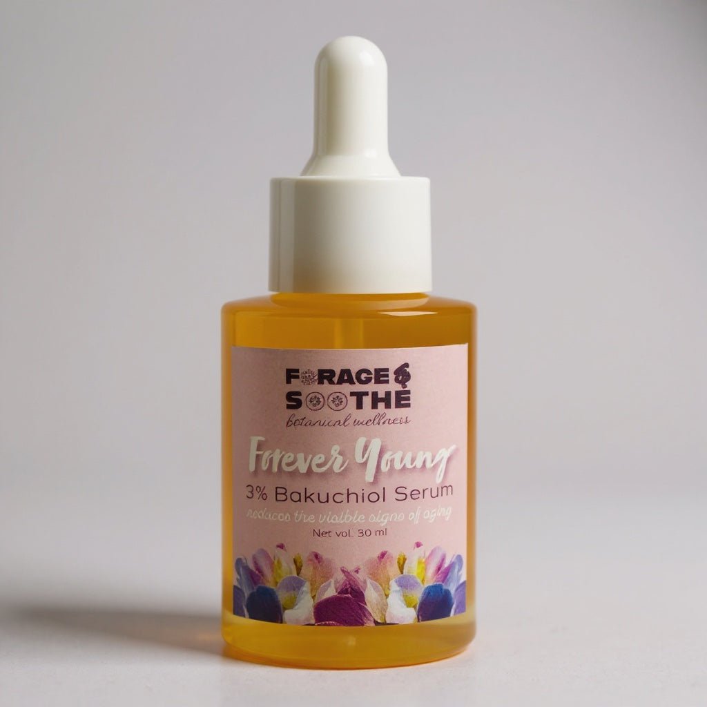 3% Bakuchiol Serum - Retinol Alternative for Sensitive Skin - Forage & Soothe