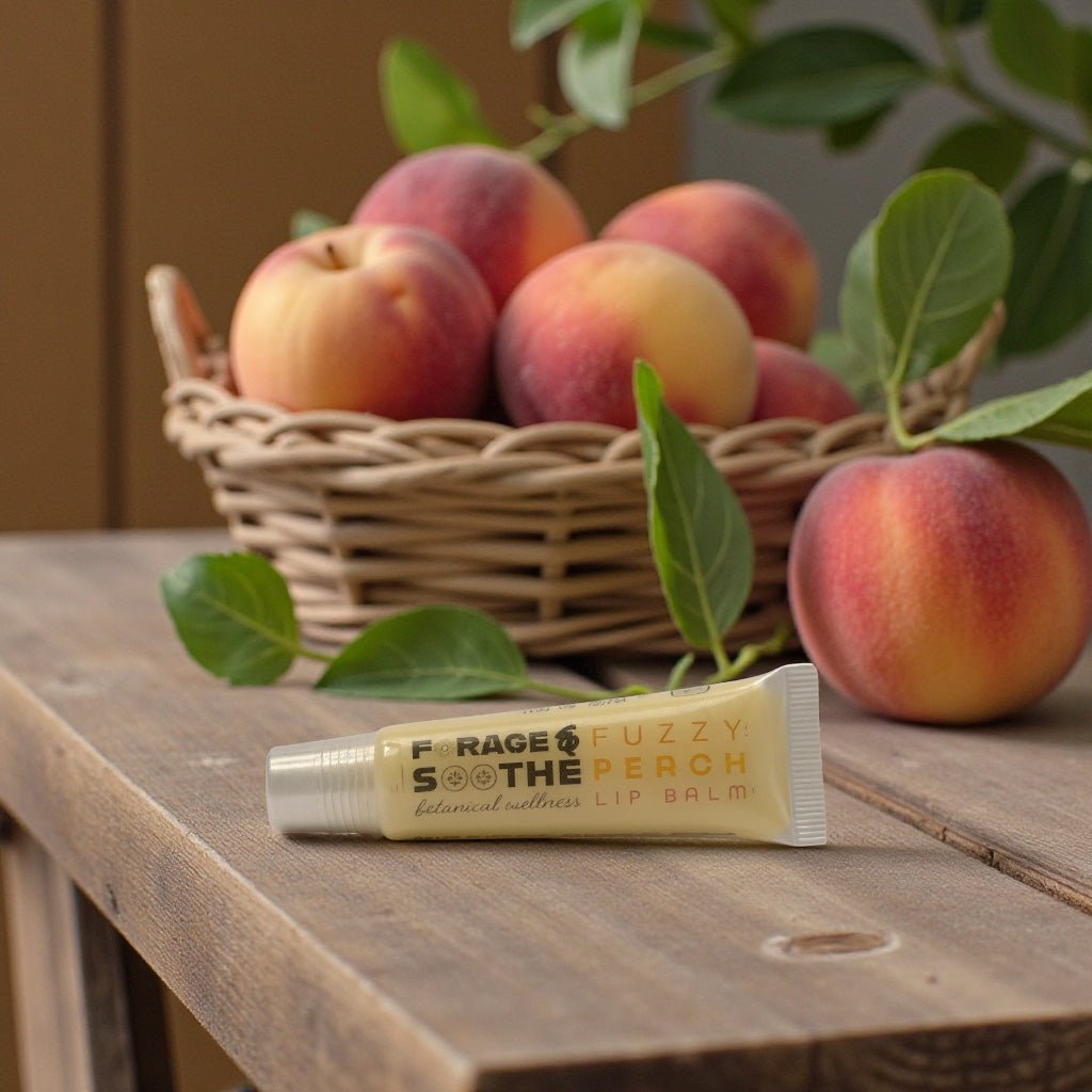 Fuzzy Peach Lip Balm - Forage & Soothe