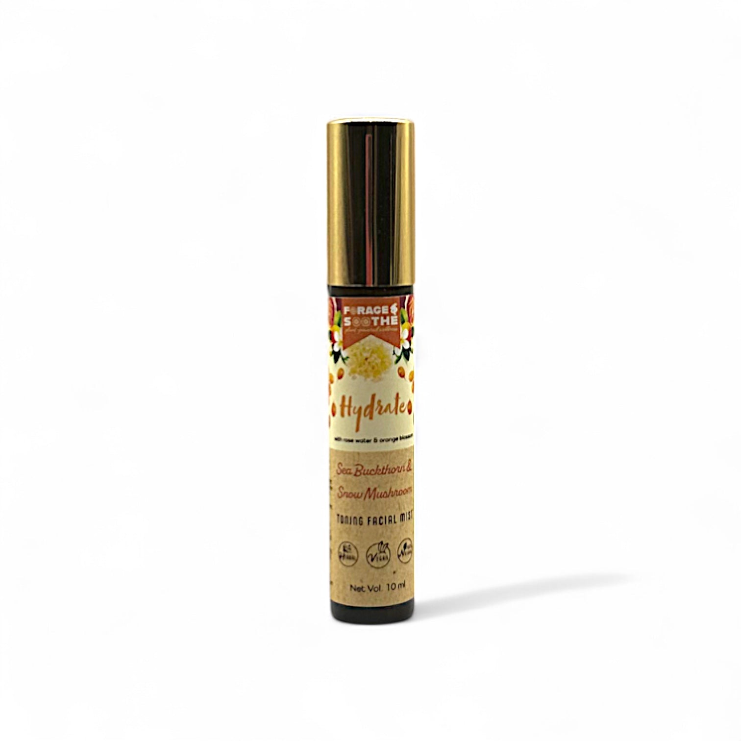 HYDRATE Sea Buckthorn Neroli, Aloe, Cucumber & Snow Mushroom Toning Facial Mist - Forage & Soothe