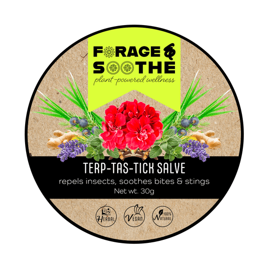 TERP - TAS - TICK Natural Insect Repellent & Bite Relief Salve - Forage & Soothe