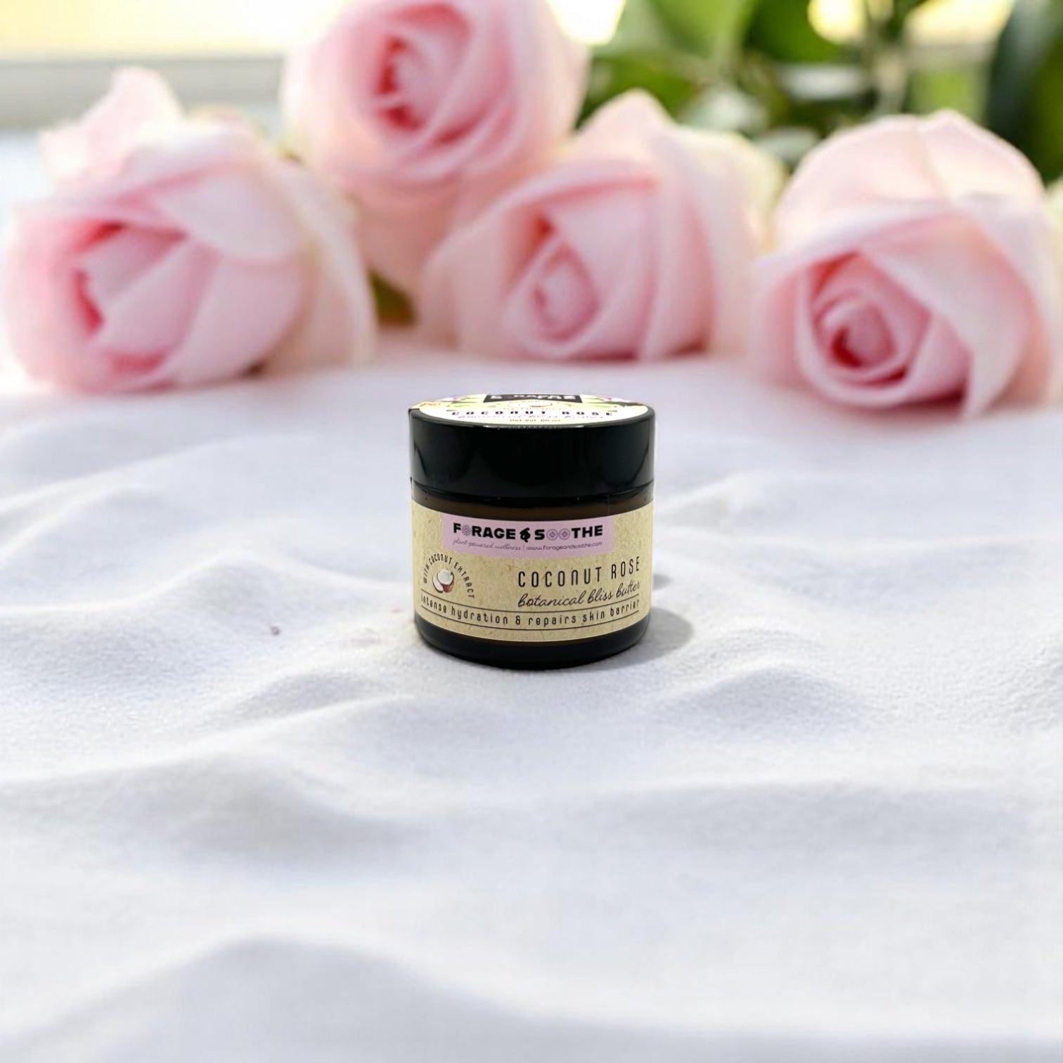 Coconut Rose Botanical Bliss Butter - Forage & Soothe