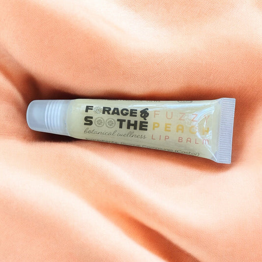 Fuzzy Peach Lip Balm - Forage & Soothe