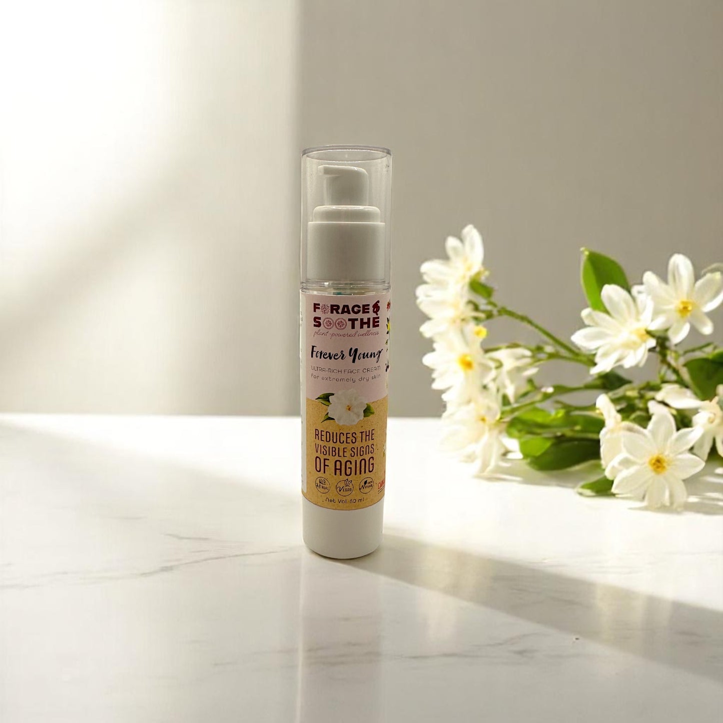 Forever Young Deeply Moisturizing Anti - Aging Face Cream - Forage & Soothe