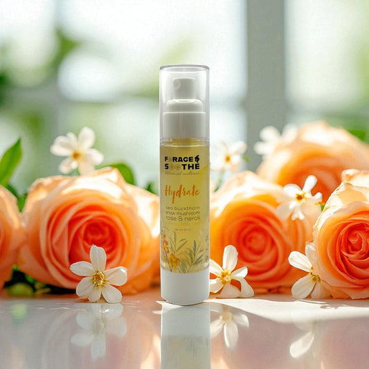 HYDRATE Sea Buckthorn Neroli, Aloe, Cucumber & Snow Mushroom Toning Facial Mist - Forage & Soothe
