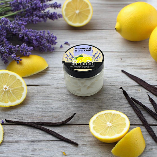 Whipped Lavender Lemon Body Butter - Forage & Soothe