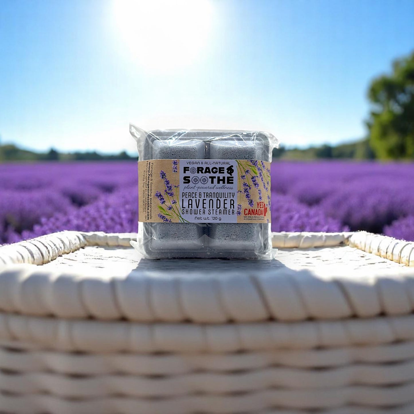 Lavender Aromatherapy Shower Steamer - Forage & Soothe