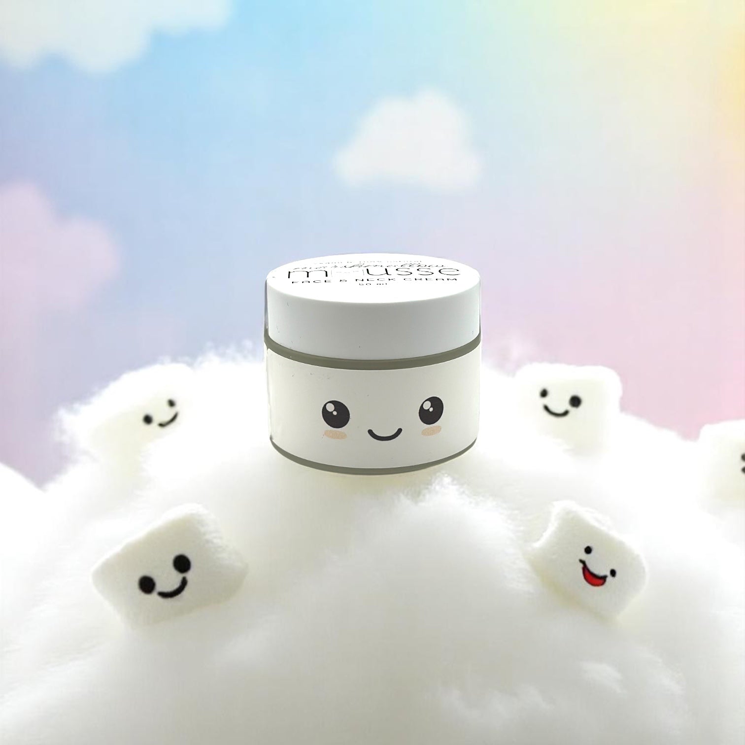 Snow mushroom hydrating cream jar