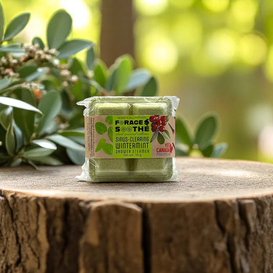 Wintermint Sinus - Clearing Aromatherapy Shower Steamer - Forage & Soothe