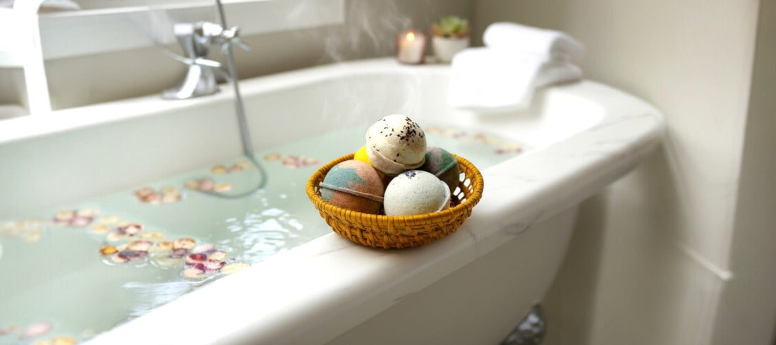 Why We Colour Our Bath Bombs With Botanicals - Forage & Soothe