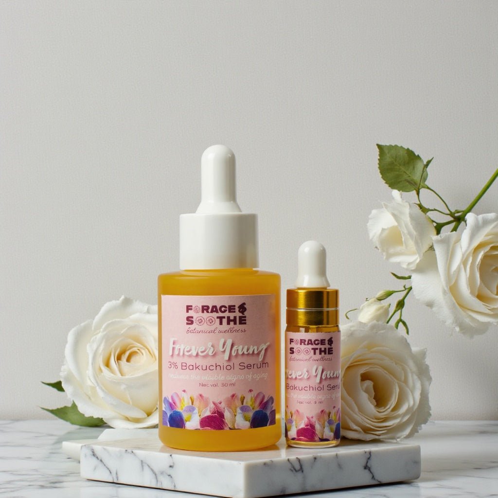 3% Bakuchiol Serum - Retinol Alternative for Sensitive Skin - Forage & Soothe