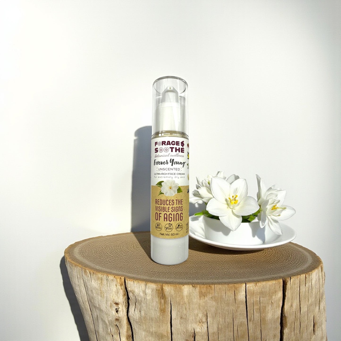 Forever Young Deeply Moisturizing Anti - Aging Face Cream - Forage & Soothe