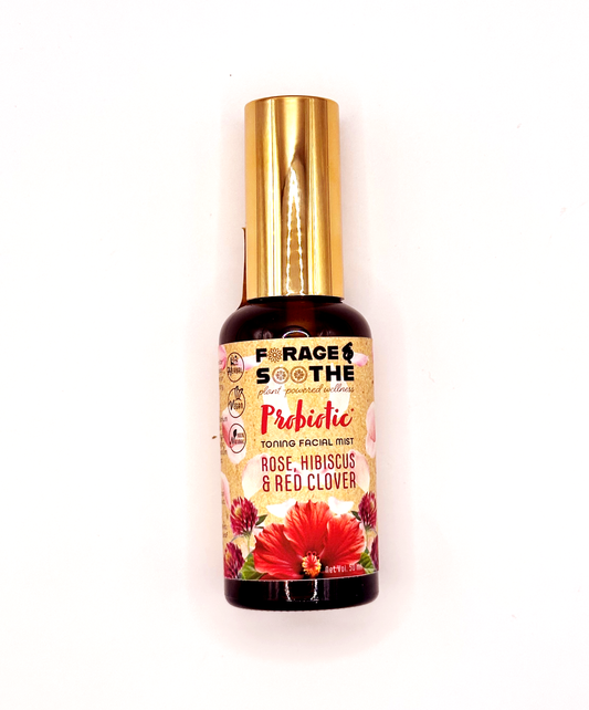 Probiotic Rose, Hibiscus, Red Clover & Alpha-Hydroxy Acids Toning Facial Mist