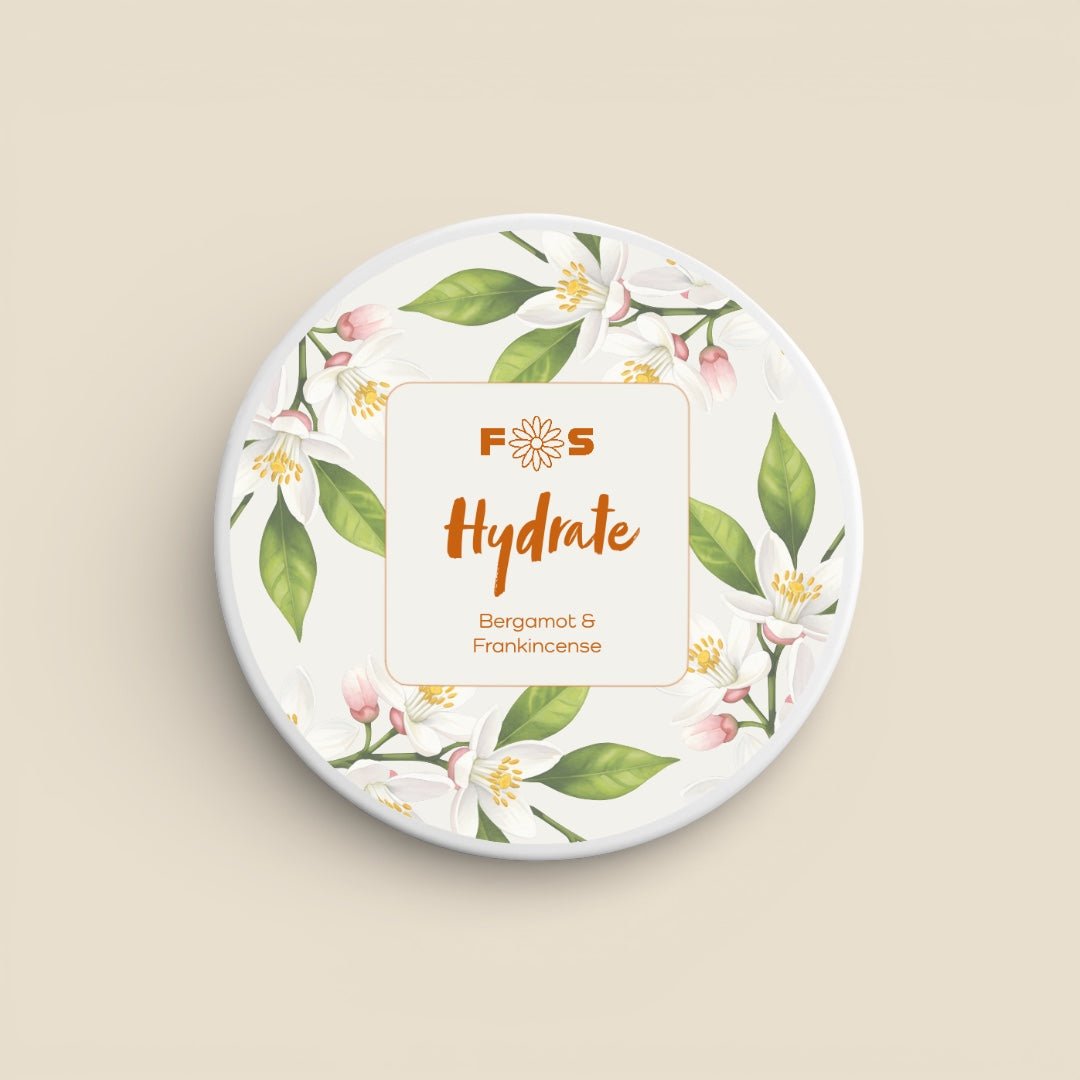 HYDRATE Moisturizing Body Butter - Bergamot & Sandalwood - Forage & Soothe