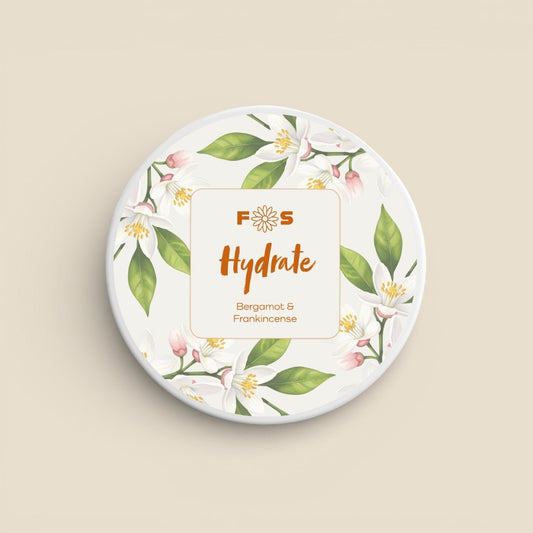 HYDRATE Moisturizing Body Butter - Bergamot & Sandalwood - Forage & Soothe